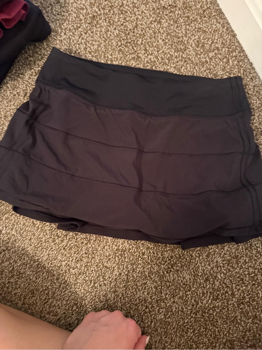 lululemon athletica Black Athletic Skort